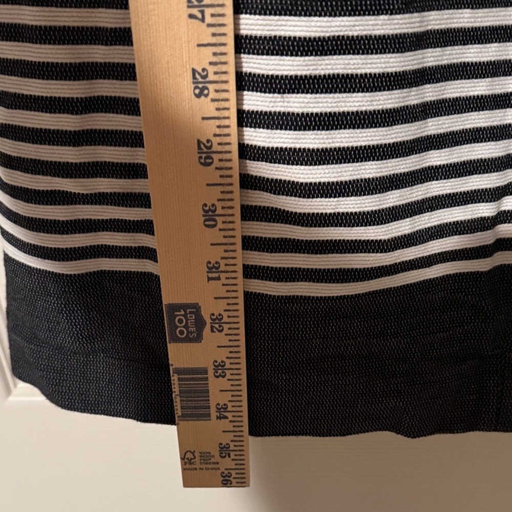 Banana Republic Denim Blue and White Striped Mini Dress - Picture 5 of 6